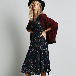 Free People Waffling Around Cardigan Sweater